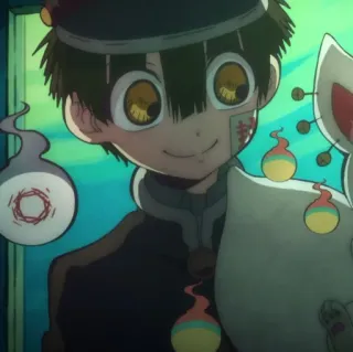 ☁️ cbf64713 Hanako Toilet-bound Hanako-kun 动漫, 漫画, 鬼, 超自然, 学校, 可爱, 花子君 telegram sticker