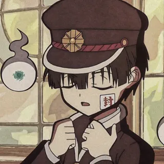 🏮 62897e6f Hanako Toilet-bound Hanako-kun Anime, Hantu, Seragam sekolah, Karakter, Hanako-kun telegram sticker