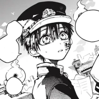 🍚 17526bb8 Hanako Toilet-Bound Hanako-kun Anime, Manga, Hanako-kun, Duch, Szkoła, Nadprzyrodzone telegram sticker