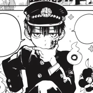 🍚 62596f6c Hanako-kun Toilet-bound Hanako-kun Anime, Manga, Hanako, Kawaii, Szkoła, Nadprzyrodzone telegram sticker