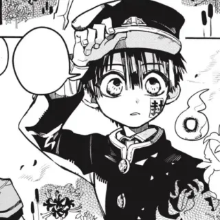 🍚 67375d26 Hanako-kun Toilet-bound Hanako-kun Anime, Manga, Hanako-kun, Hanako, duch szkolny, Postać, Mundur szkolny telegram sticker