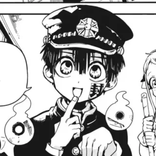 🍚 6dfcd4d5 Hanako-kun Toilet-bound Hanako-kun Anime, Duch, Mundur szkolny, Duch, Manga, Nadprzyrodzone telegram sticker