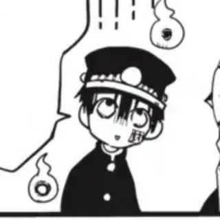 🥢 8eaabb1c Hanako-kun Toilet-bound Hanako-kun Anime, Manga, Hanako-kun, Toilet-bound Hanako-kun, Duch, Upiór, Mundur szkolny, Postać anime telegram sticker