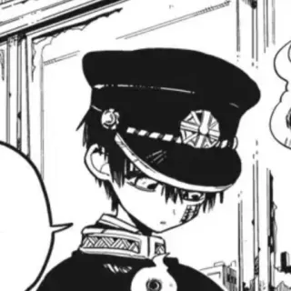 🍚 a7c4ec1d Hanako-kun Toilet-Bound Hanako-kun Anime, Manga, Mundur szkolny, Postać, Hanako-kun, Hanako, duch szkolny telegram sticker