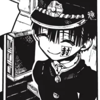 🥢 b26f23fd Hanako-kun Toilet-Bound Hanako-kun Anime, Manga, Postać, Hanako-kun, Słodkie telegram sticker