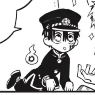 🥢 bd5e911d Hanako Toilet-Bound Hanako-kun Anime, Manga, Hanako, Hanako, duch szkolny, Postać, Słodki, Chibi telegram sticker