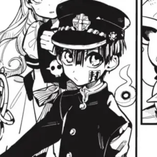 🥢 d4897d21 Hanako Toilet-bound Hanako-kun Hanako, Anime, Manga, Postać, Hanako, duch z toalety telegram sticker