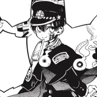 🥢 fdd6bf3d Hanako-kun Toilet-bound Hanako-kun Anime, Manga, Mundur szkolny, Duch, Nadprzyrodzone, Hanako, duch ze szkolnej toalety telegram sticker