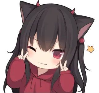 AmashiroNatsukiEars - NoWord telegram stickers