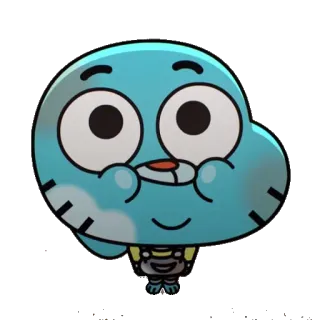 ☺️ 56b52685 Gumball Watterson The Amazing World of Gumball мультфильм, кот, Гамбол, Удивительный мир Гамбола, анимация telegram sticker