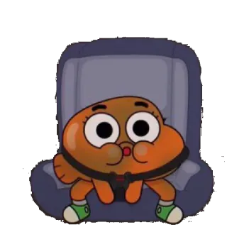 😗 cfc664f5 Darwin Watterson The Amazing World of Gumball мультфильм, анимированный, Дарвин, Гамбол, рыба, персонаж telegram sticker