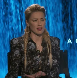 🧜‍♀ bbd28081 Amber Heard attrice, celebrità, donna, persona whatsapp sticker