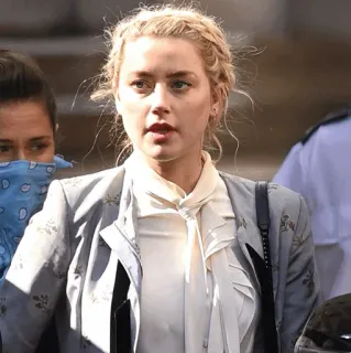 📂 4f80e3ac Amber Heard Schauspielerin, Promi, Porträt, Frau, Person telegram sticker