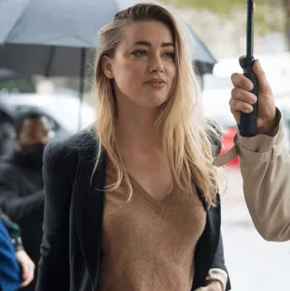 👝 734782ce Amber Heard prominente, schauspielerin, frau, person, blond, amber heard telegram sticker