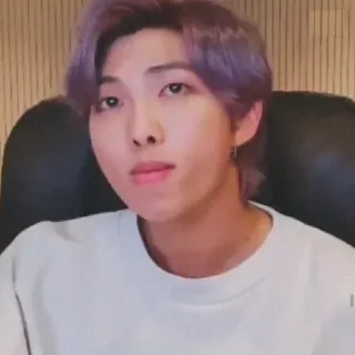 🌸 c19f0222 RM RM, K-pop, BTS, Idol, Musik, Potret, Korea whatsapp sticker