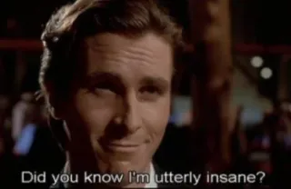 American Psycho [ @x_srishti_x ] telegram stickers