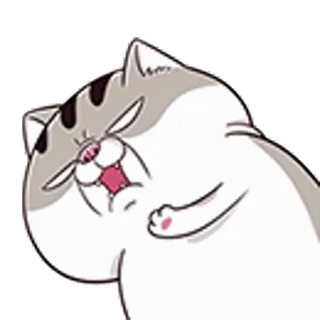 😡 00c1a77a แมว, น่ารัก, มีความสุข, ยิ้ม, สัตว์, สัตว์เลี้ยง telegram sticker