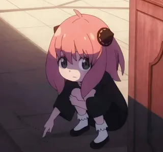 ▪️ 5c187127 Anya Forger Spy x Family anya forger, spy x family, anime, manga, postać, słodkie, ilustracja telegram sticker