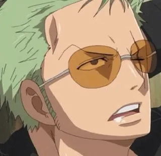 🪐 3d39936f Killer One Piece Аниме, Ван Пис, Киллер, Персонаж, Очки, Выражение telegram sticker