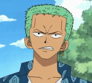 🪐 53e9029e Roronoa Zoro One Piece Аниме, Ван Пис, Зоро, Ророноа Зоро, Манга, Пират, Мечник telegram sticker