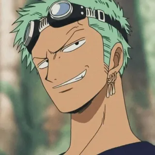 🪐 67393490 Zoro One Piece Аниме, Ван Пис, Зоро, Персонаж, Пират, Мечник telegram sticker