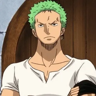 🪐 c5b02a54 Zoro One Piece Аниме, Манга, One Piece, Зоро, Ророноа Зоро, Мечник, Пират telegram sticker