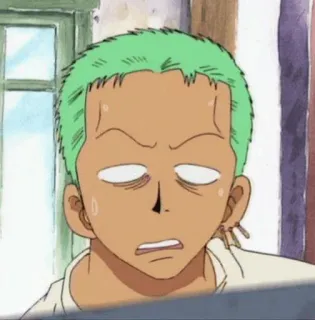 🪐 c82250e9 Zoro One Piece Аниме, Манга, Ророноа Зоро, Ван Пис telegram sticker