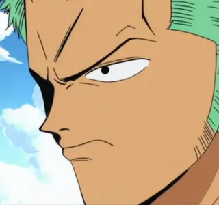 🪐 df8ae10e Zoro One Piece Аниме, Ван Пис, Ророноа Зоро, Зоро, Персонаж, Мечник telegram sticker