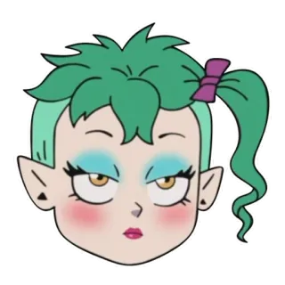 👁 060c04dc Amity Blight The Owl House Мультфильм, Персонаж, Ведьма, Эмити Блайт, Дом совы telegram sticker