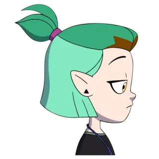 😖 0c9316bb Amity Blight The Owl House мультфильм, аниме, анимированный, The Owl House, Эмити Блайт, ведьма, подросток telegram sticker