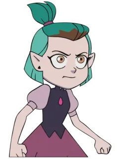 😠 3e65c019 Amity Blight The Owl House мультфильм, анимация, телешоу, Disney, Амити Блайт, Дом совы, ведьма, аниме telegram sticker