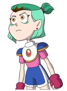 😠 3fba3db6 Amity Blight The Owl House мультфильм, анимация, персонаж, скверна, Эмити, Дом совы telegram sticker