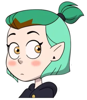 😳 4a05cc2c Amity Blight The Owl House мультфильм, анимация, персонаж, The Owl House, Эмити Блайт telegram sticker