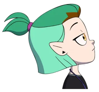 🙁 585d9f32 Amity Blight The Owl House мультфильм, анимация, ведьма, подросток, магия telegram sticker