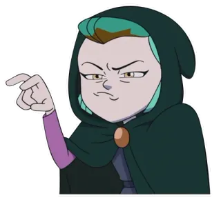 😠 7683384c Amity Blight The Owl House Мультфильм, Анимация, Персонаж, ТВ-шоу, Дом совы telegram sticker