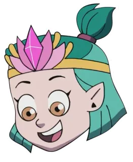 👑 792c3164 Amity Blight The Owl House Мультфильм, Дисней, Совиный дом, Эмити Блайт, Аниме telegram sticker