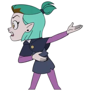 😡 82815a2a Amity Blight The Owl House Мультфильм, Аниме, Телевидение, Мультфильм telegram sticker