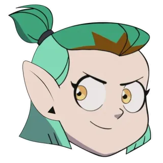 😈 854e9b48 Amity Blight The Owl House Мультфильм, Персонаж, Анимация, Эмити Блайт, Дом совы telegram sticker