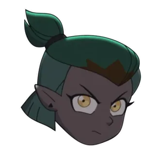 😡 9aaaec56 Amity Blight The Owl House мультфильм, аниме, The Owl House, Эмити Блайт, персонаж, телешоу, мультипликация telegram sticker