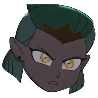 😡 9bd6ca7b Amity Blight The Owl House мультфильм, Амити Блайт, Дом Совы, мультипликация, Дисней, персонаж telegram sticker