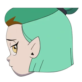 😢 9fb85d95 Amity Blight The Owl House мультфильм, телешоу, персонаж, Амити, The Owl House, анимация telegram sticker