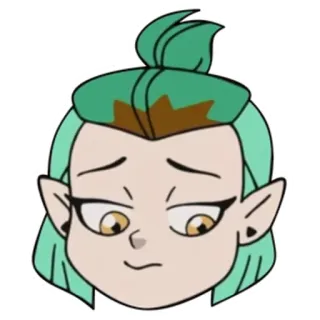 😟 cba64fe5 Amity Blight The Owl House мультфильм, персонаж, анимация, милый, Дом Совы, Эмити Блайт telegram sticker