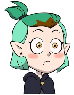 😐 d19915ca Amity Blight The Owl House Мультфильм, Аниме, Персонаж, The Owl House, Амити Блайт, Анимация telegram sticker