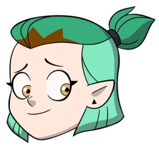 🥺 df1411b7 Amity Blight The Owl House Эмити Блайт, Дом Совы, Мультфильм, Персонаж, Ведьма, Дисней telegram sticker