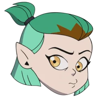 😒 e7915a0d Amity Blight The Owl House Мультфильм, Аниме, Стикер, The Owl House, Эмити Блайт, Милый telegram sticker