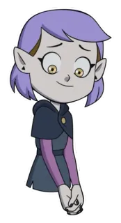😊 049a715b Amity Blight The Owl House kreskówka, wiedźma, anime, fantasy, postać telegram sticker
