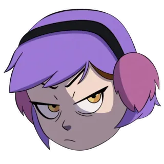 😠 13e303f1 Amity Blight The Owl House kreskówka, animowany, Amity, Blight, The Owl House, postać telegram sticker