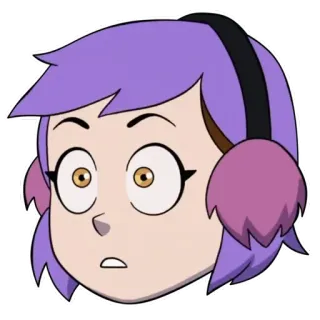 😲 2d667385 Amity Blight The Owl House Amity Blight, Sowi Dom, Kreskówka, Disney, Postać, Animowany telegram sticker