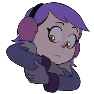 🙁 3dd9217a Amity Blight The Owl House kreskówka, The Owl House, Amity Blight, animowany, naklejka, postać telegram sticker