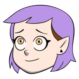 😇 4c553a9a Amity Blight The Owl House Kreskówka, Amity Blight, The Owl House, Wiedźma, Postać telegram sticker